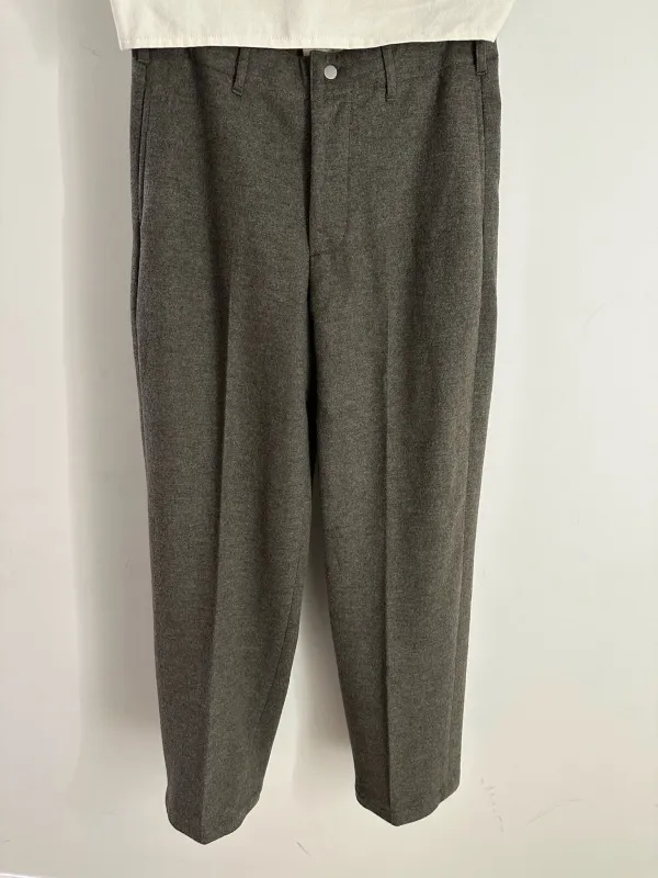 Lady White Crater Wool Trouser sold by Ven. Space