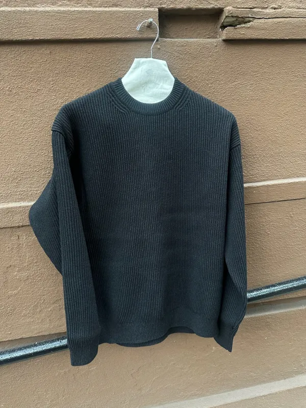 Auralee Super Fine Wool Rib Knit P/O made by Auralee