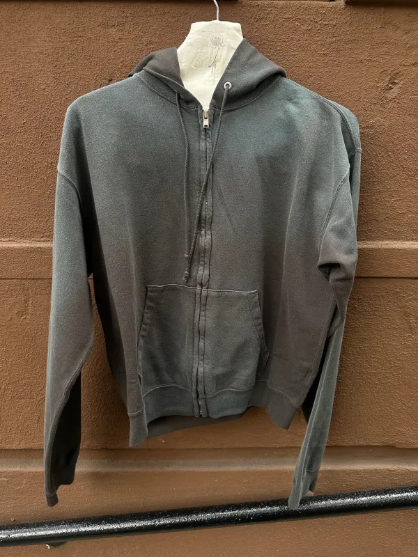 Auralee Product Dyed Pima Light Sweat Zip Parka sold by Ven. Space