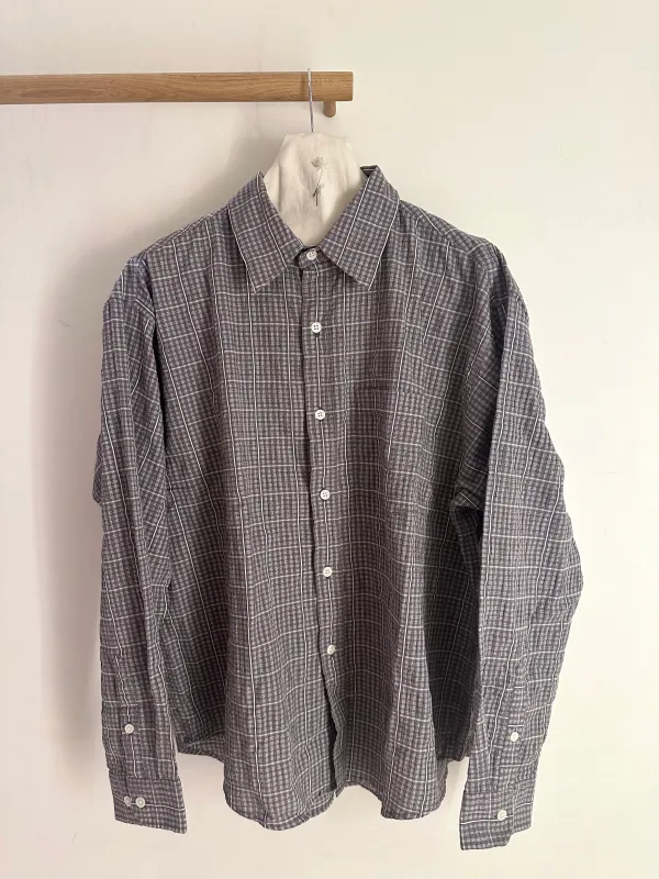 Mfpen Executive Shirt Grey Textured Check sold by Ven. Space