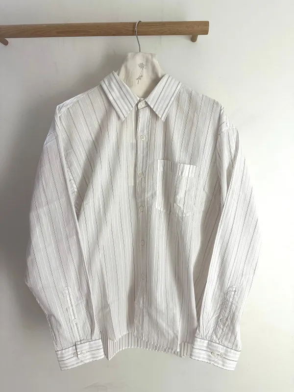 Mfpen Executive Shirt Light Brown Stripe - Ven. Space Exclusive sold by Ven. Space