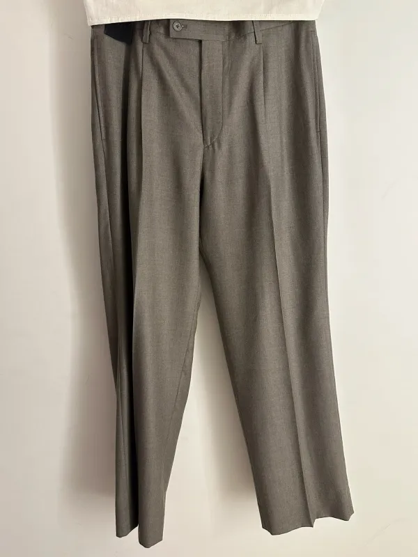 Auralee Super Light Wool Two Tuck Slacks sold by Ven. Space