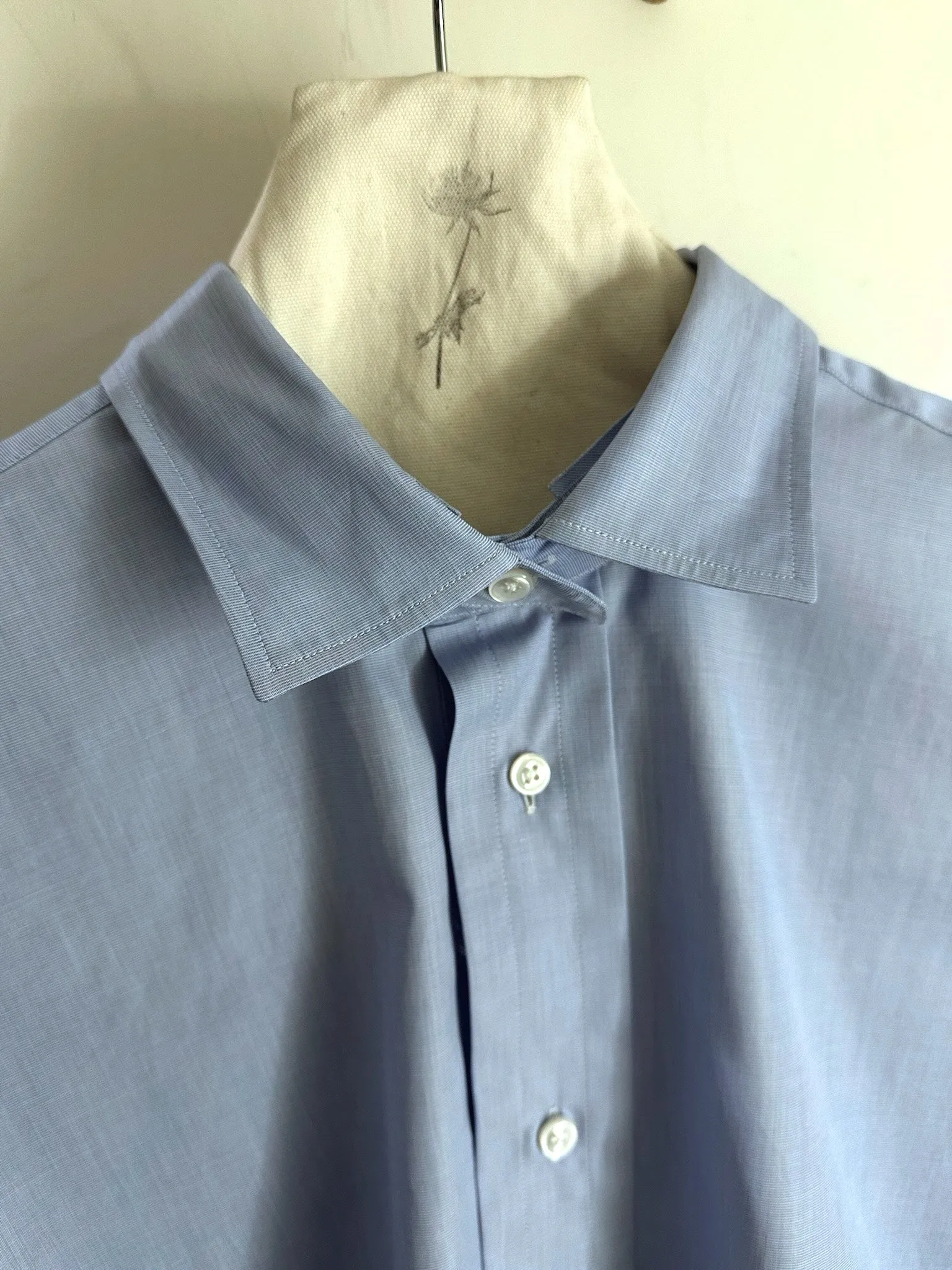 Salon C. Lundman Double Collar wide shirt CL504 Cotton sold by Ven. Space
