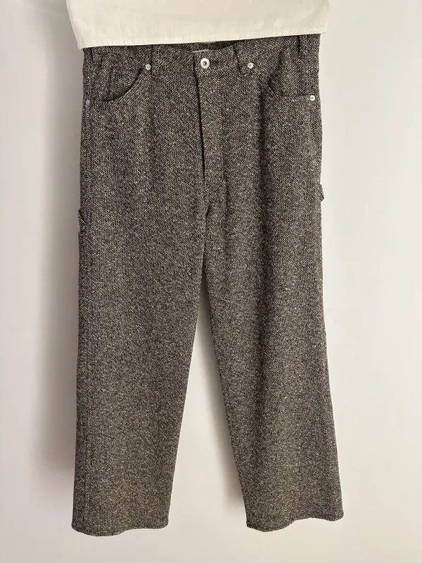 Auralee Homespun Tweed Painter Pants A25AP03HT sold by Ven. Space