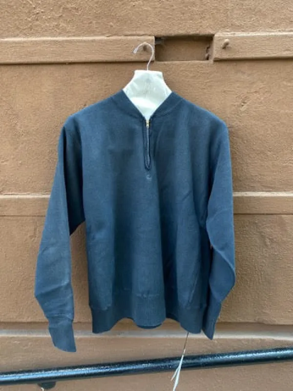 A. Presse Vintage Half Zip Rib Collar Sweatshirt sold by Ven. Space
