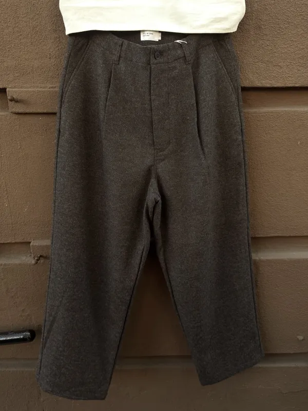 Still By Hand Wool/Nylon Wide Pants PT04253OS sold by Ven. Space