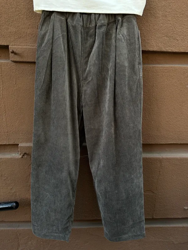 Still By Hand Corduroy easy pants PT03253OS sold by Ven. Space