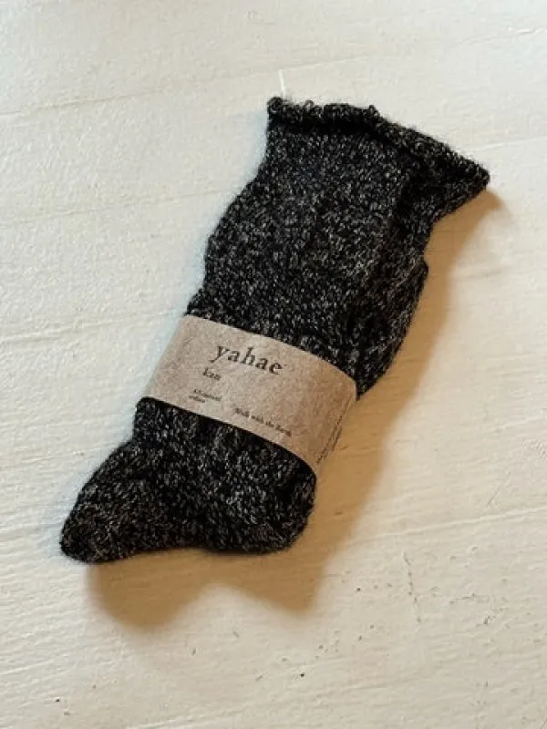 Yahae Alpaca Linen Ploot Socks sold by Ven. Space