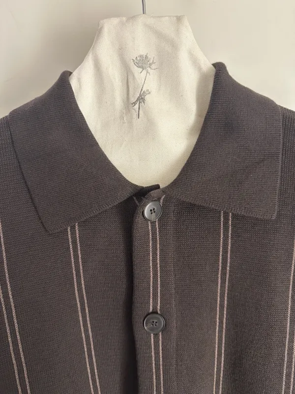 Mfpen Formal Cardigan Biscuit Stripe sold by Ven. Space