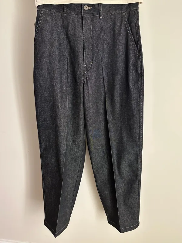 Lemaire Maxi Barrel Workwear Pants Slate BK965 sold by Ven. Space