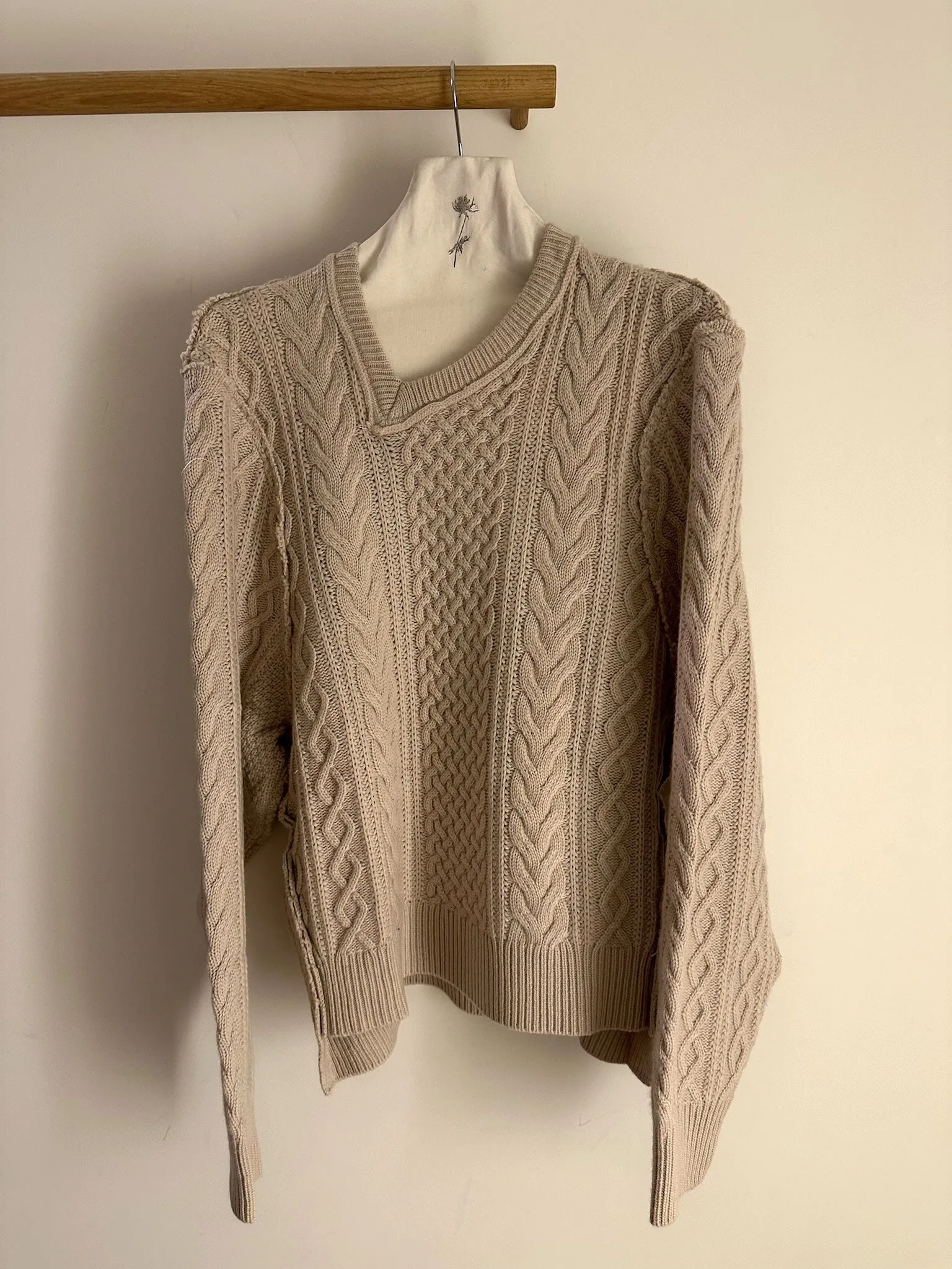 Camiel Fortgens Frankenstein Cable Knit Sweater sold by Ven. Space