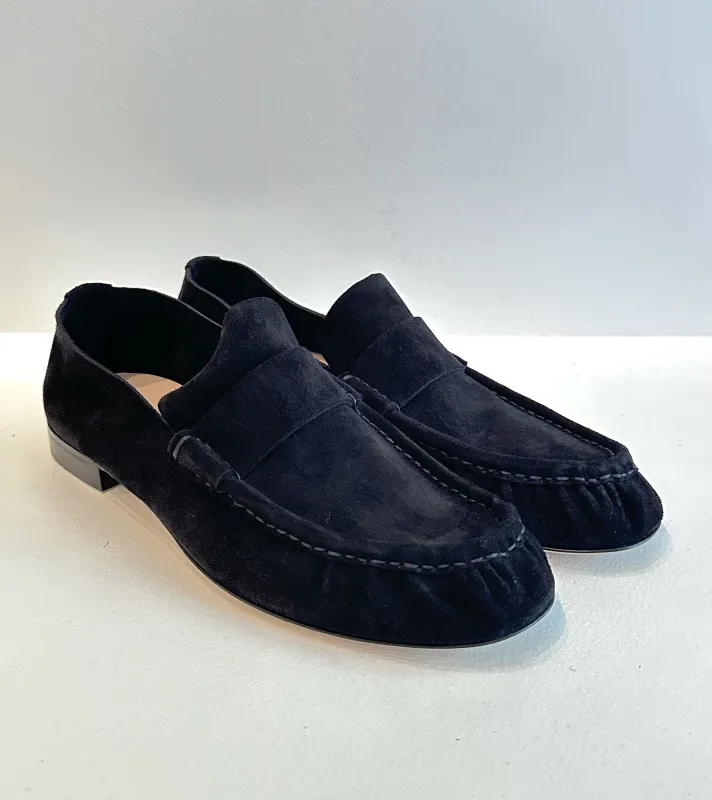 The Row Soft Moccasin Loafers sold by Ven. Space