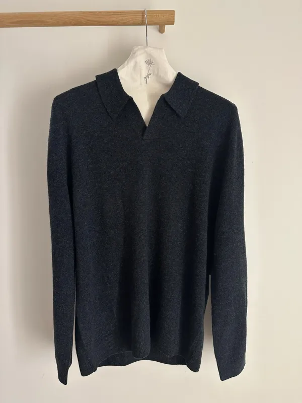 Le Kasha Skipper Polo Sweater Cashmere sold by Ven. Space