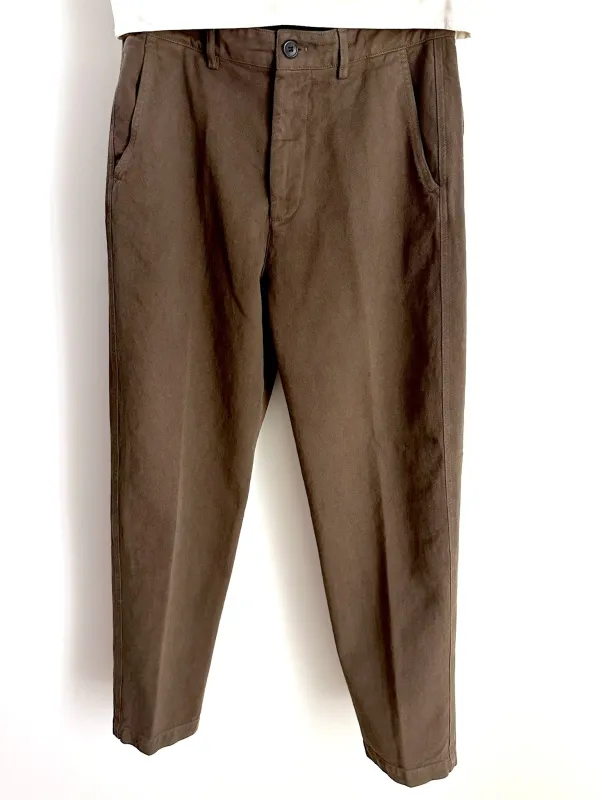 Dries Van Noten Penwick Garment-dyed Cotton Pants sold by Ven. Space