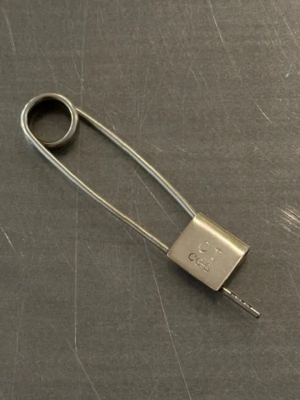 Cecile Tulkens Sterling Silver Safety Pin sold by Ven. Space