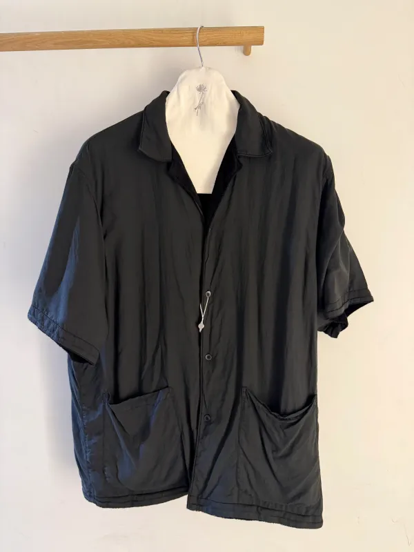 Reversible Short-Sleeve Shirt made by Comoli Mens