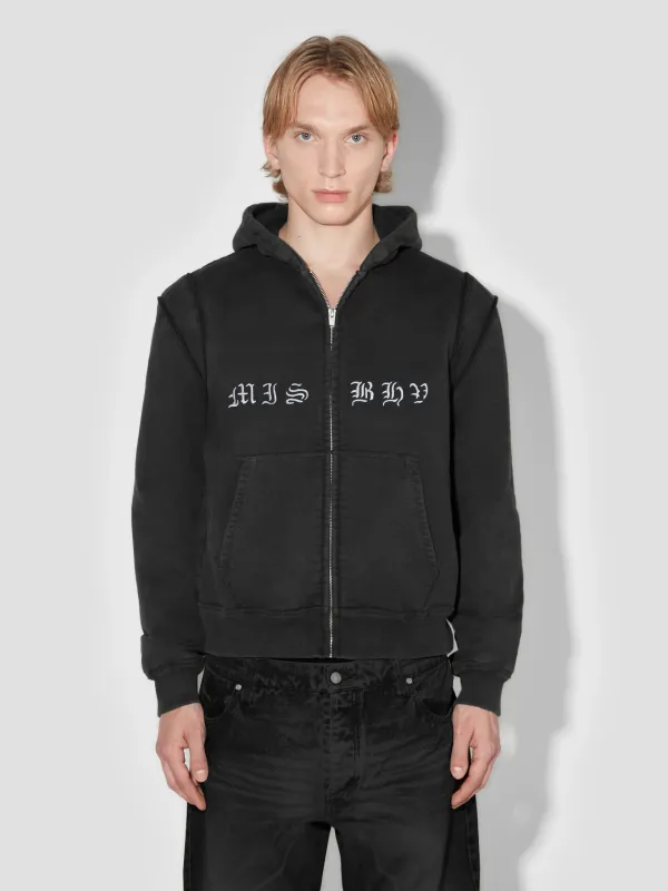 Bitten Zipped Hoodie made by MISBHV