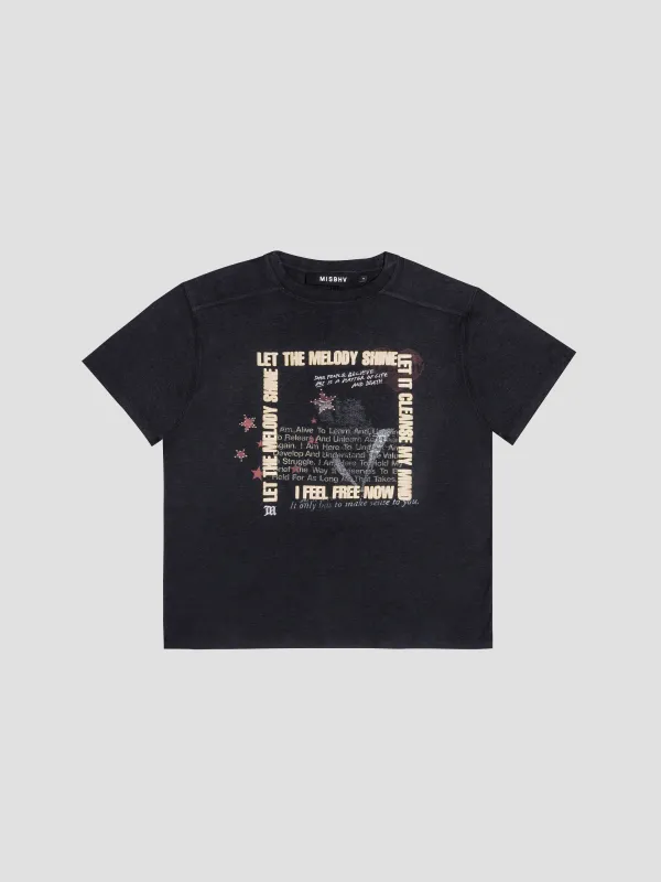 Let The Melody Shine T-Shirt sold by MISBHV