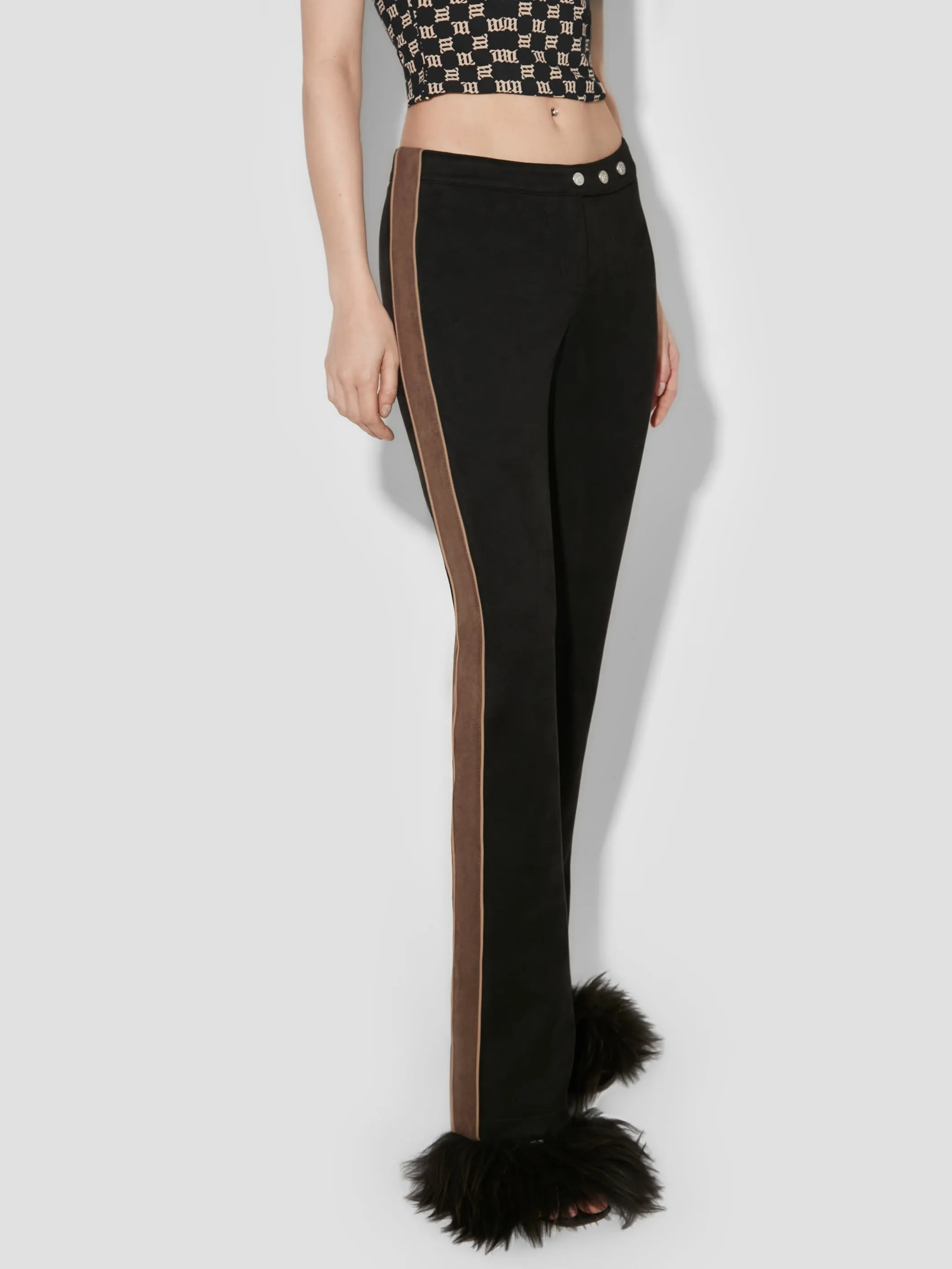 Faux Suede Moto Pants sold by MISBHV product image thumbnail 3