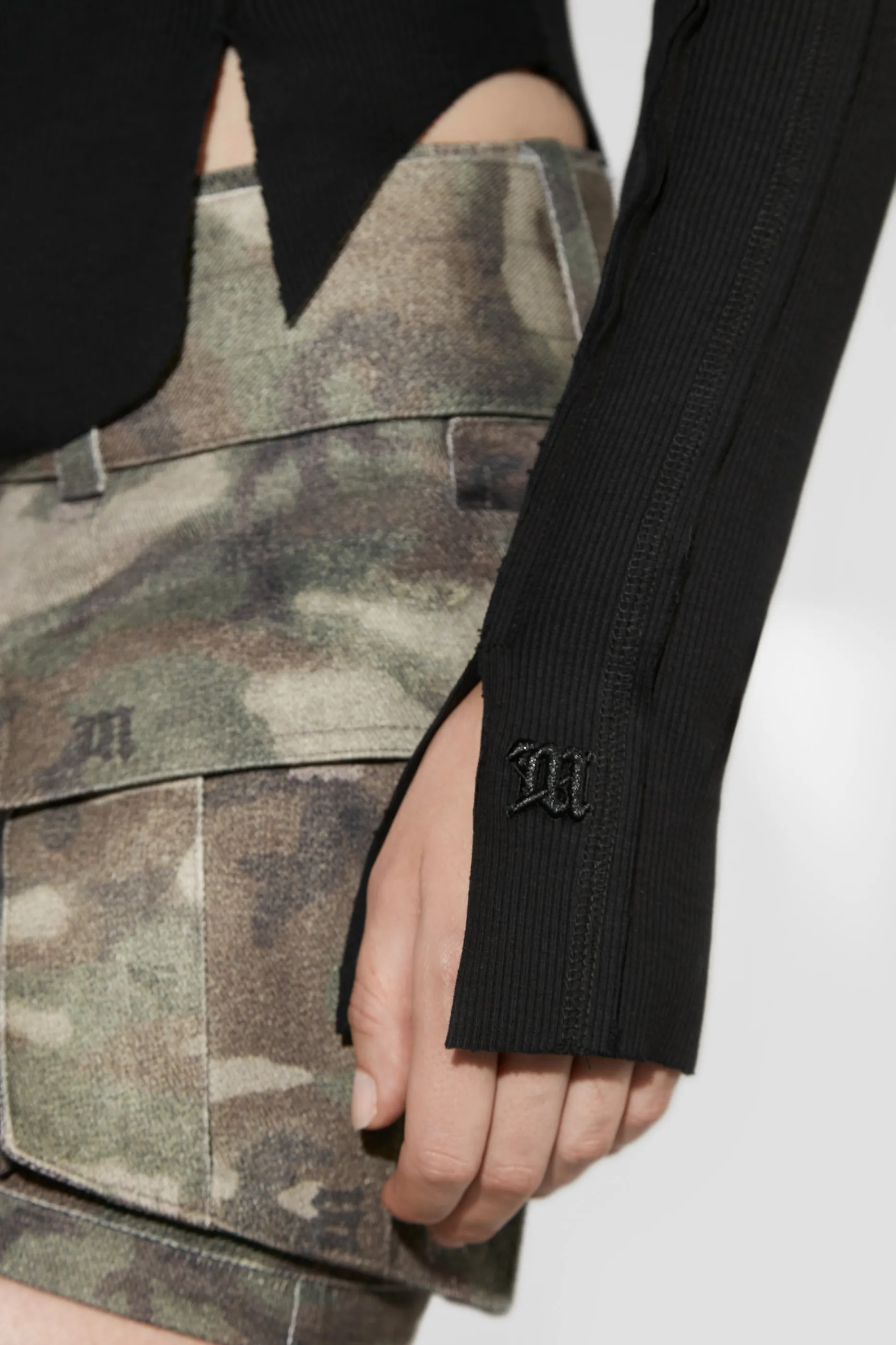 Rib Zipped Longsleeve sold by MISBHV product image thumbnail 5