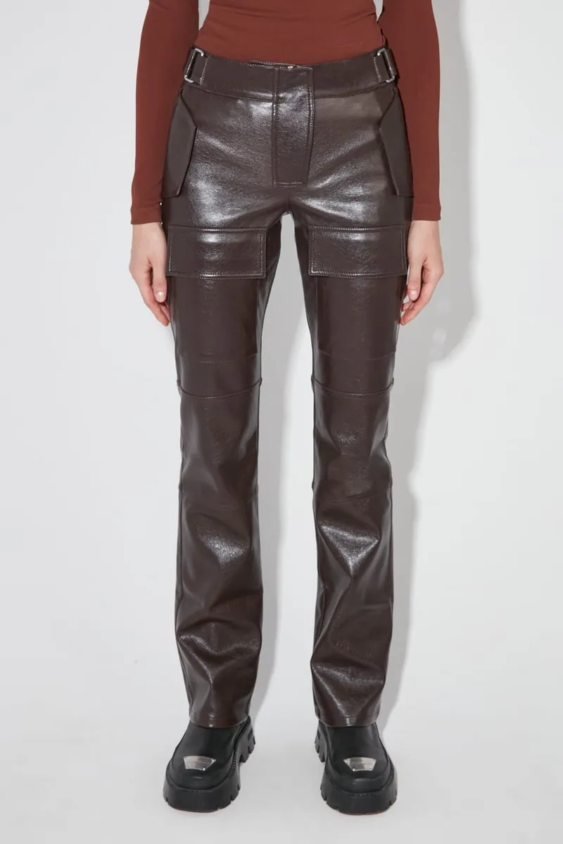 Faux Leather Moto Trousers sold by MISBHV