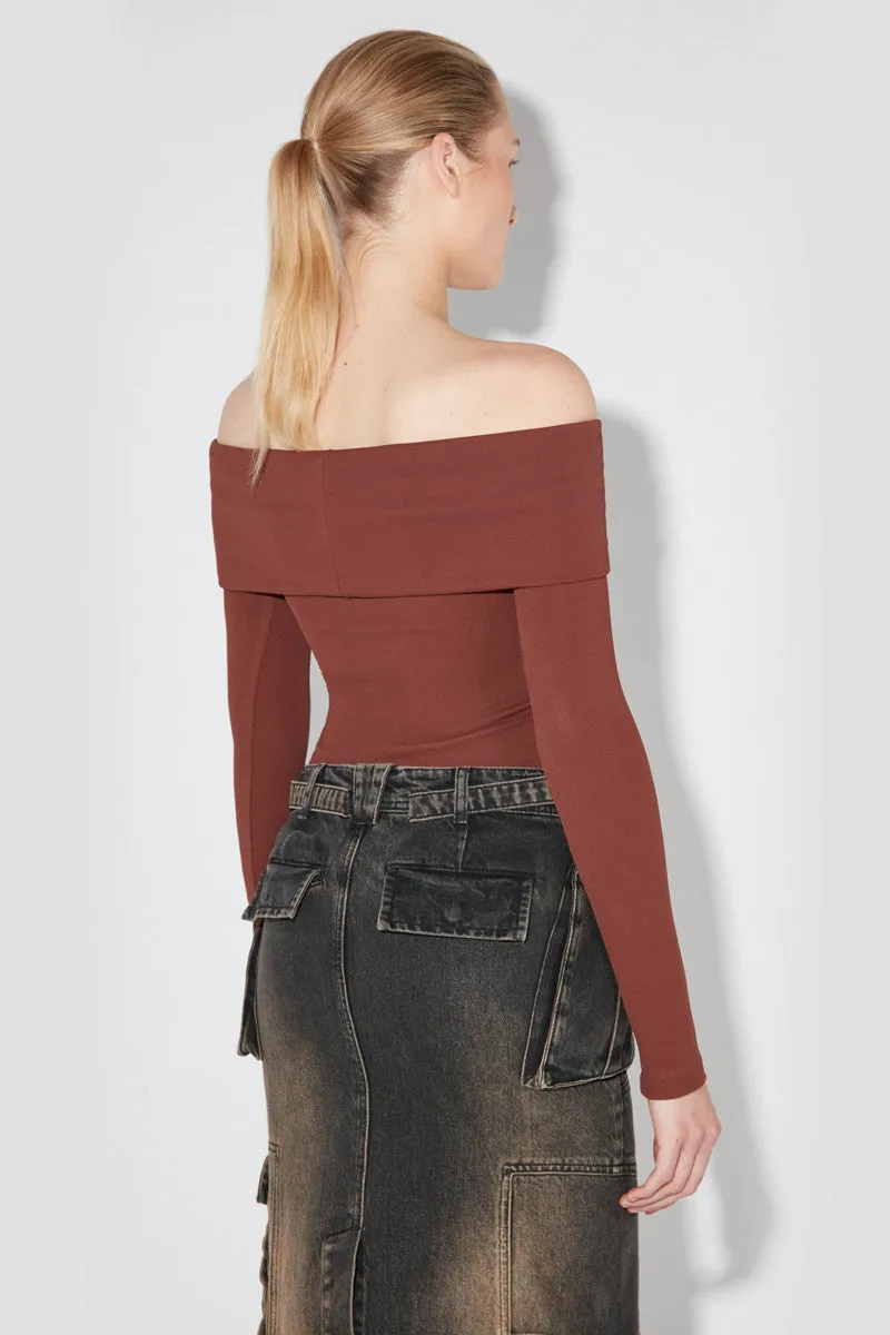 Elena Off Shoulder Longsleeve sold by MISBHV product image thumbnail 4
