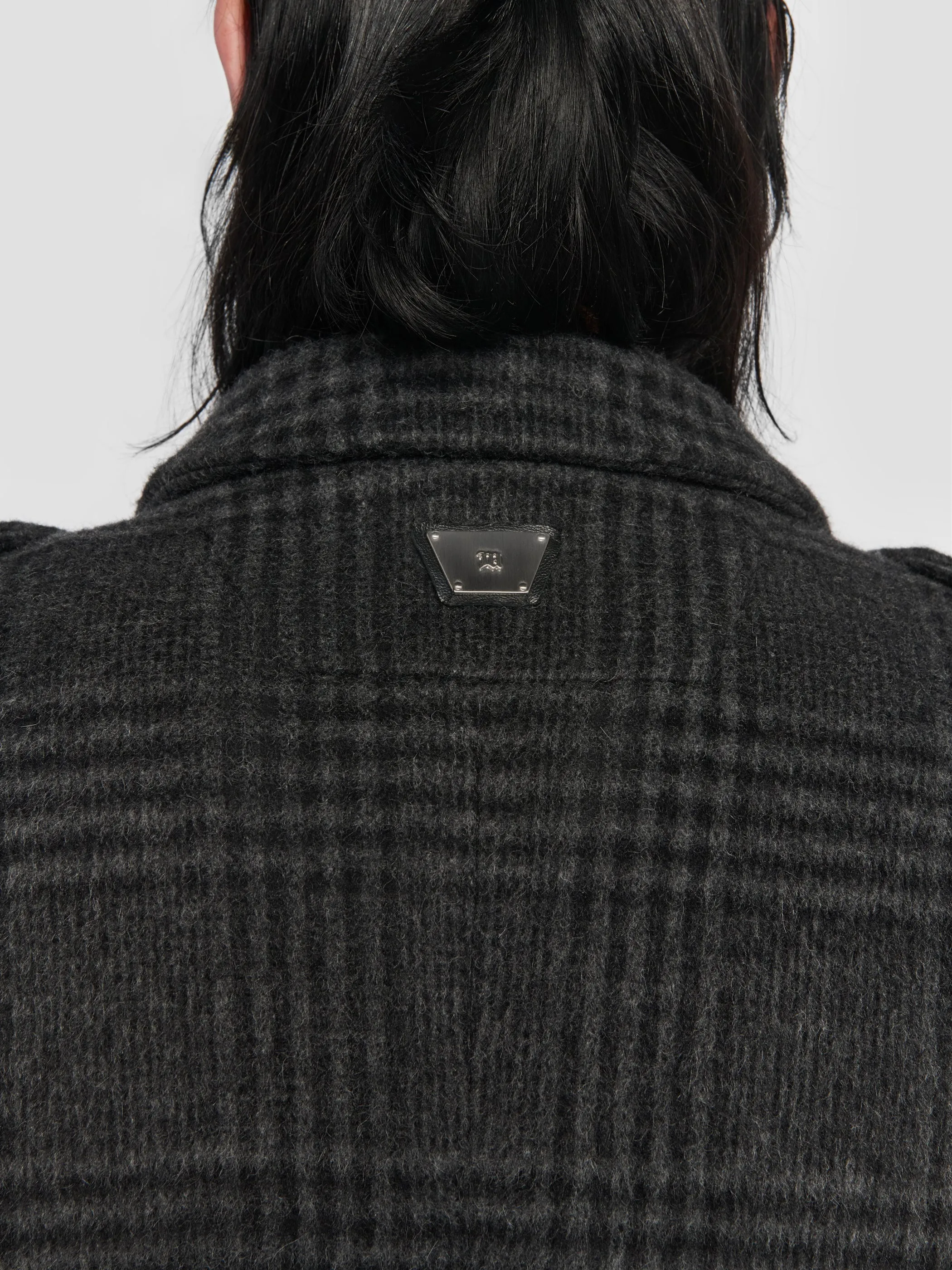 Double Breasted Check Wool Coat sold by MISBHV product image thumbnail 2