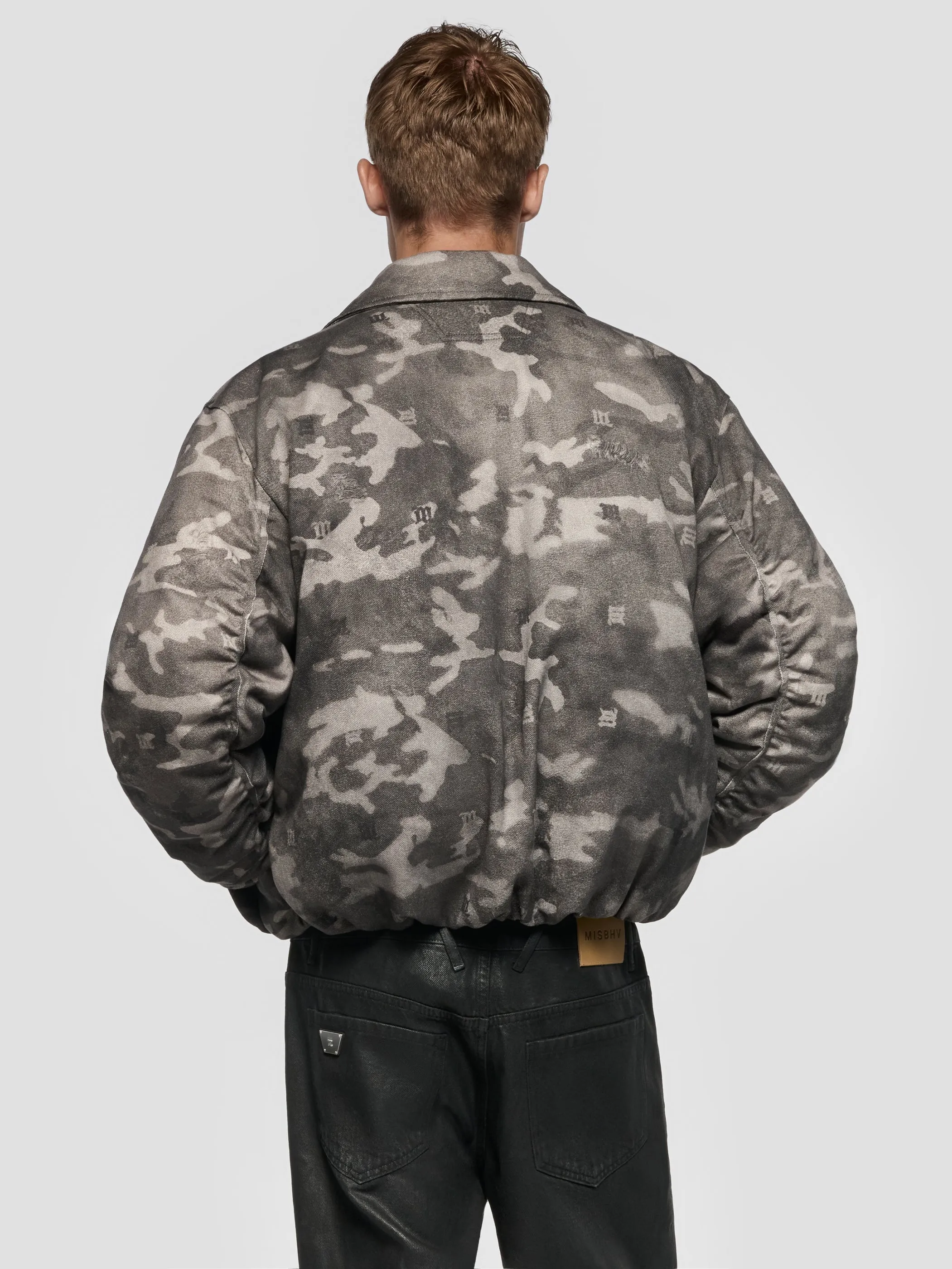 Camo Puffer Bomber Jacket sold by MISBHV product image thumbnail 2