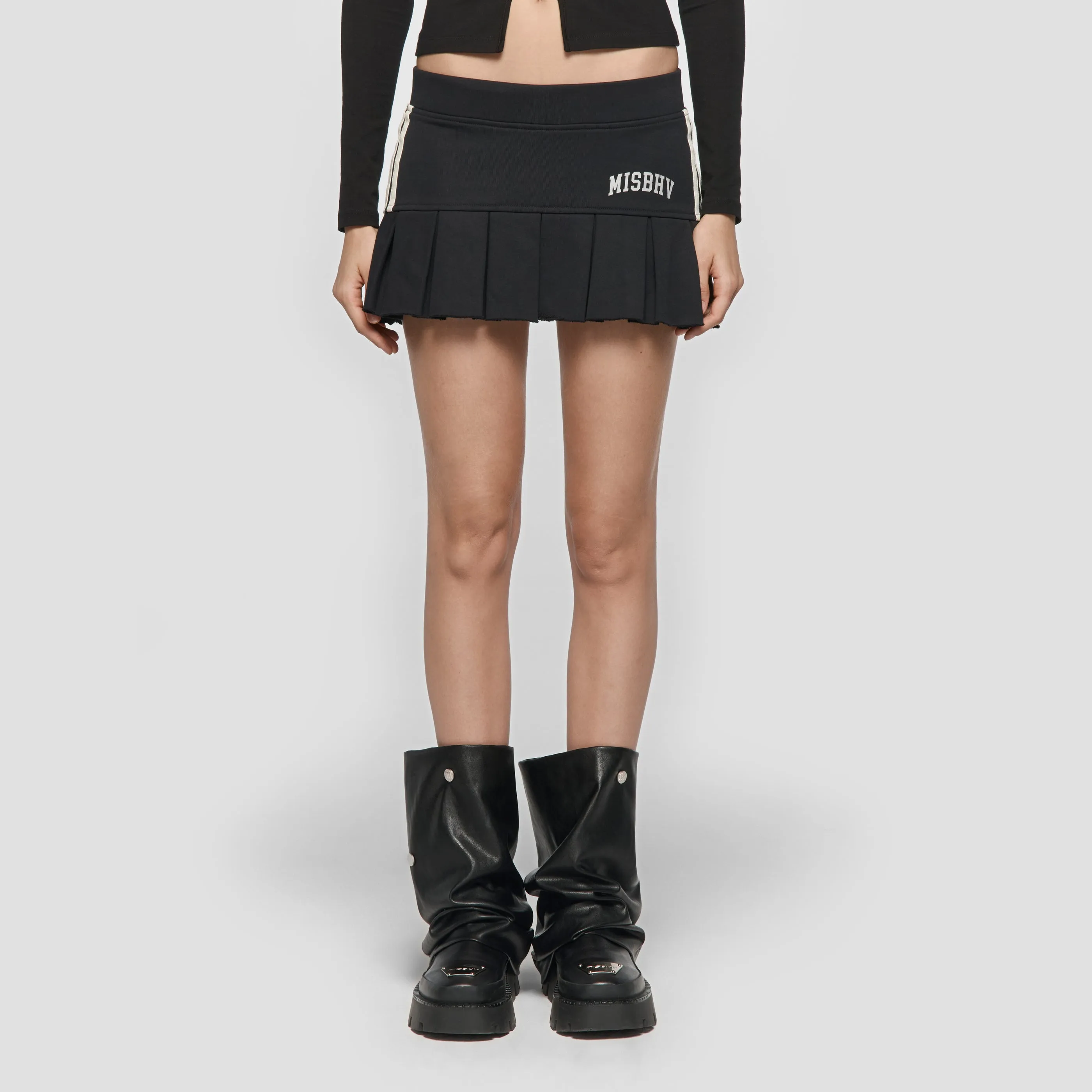 Varsity Pleated Mini Skirt sold by MISBHV product image thumbnail 4