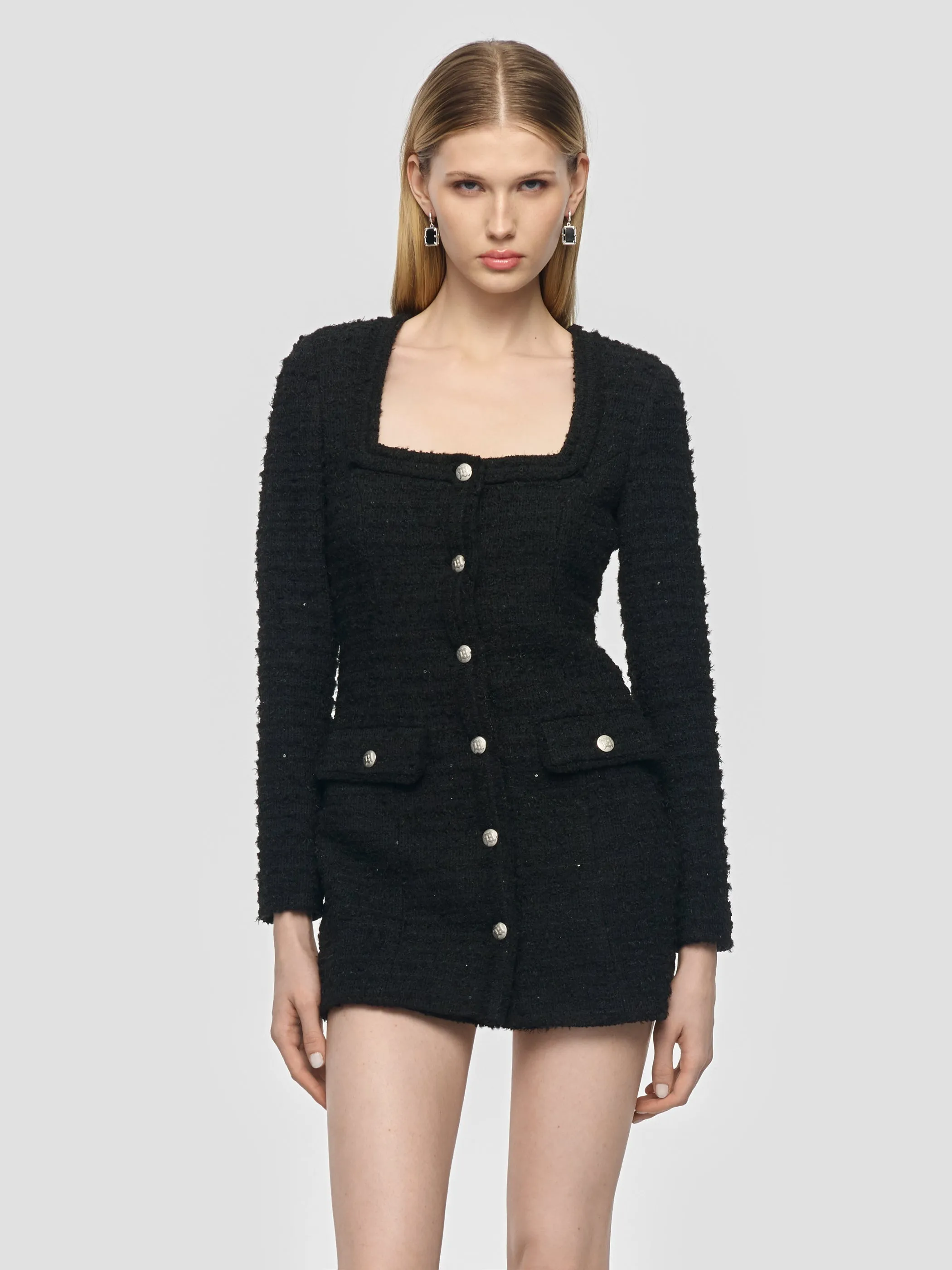 Tweed Mini Dress sold by MISBHV