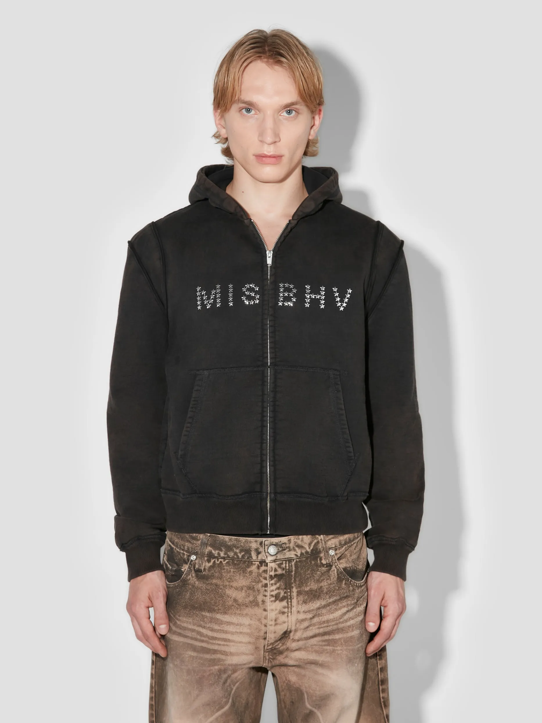 Star Teddy Hoodie sold by MISBHV product image thumbnail 3