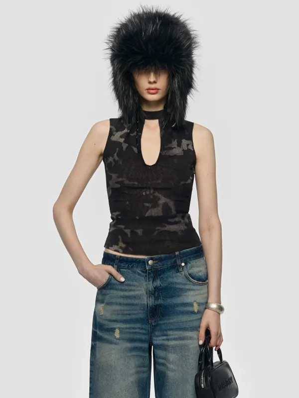 Camo Mesh Tank Top sold by MISBHV