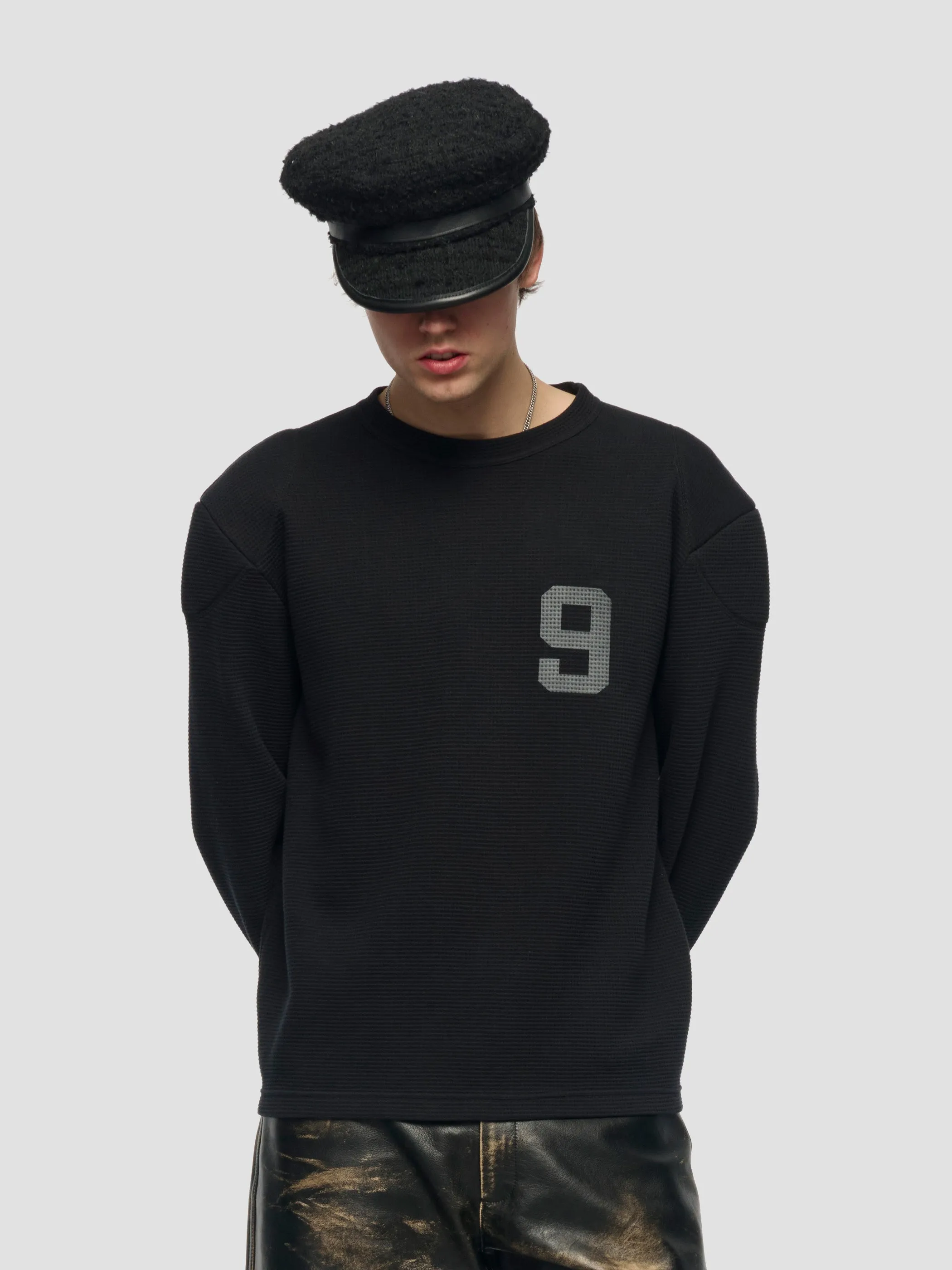 9 Padded Waffle Longsleeve sold by MISBHV product image thumbnail 4