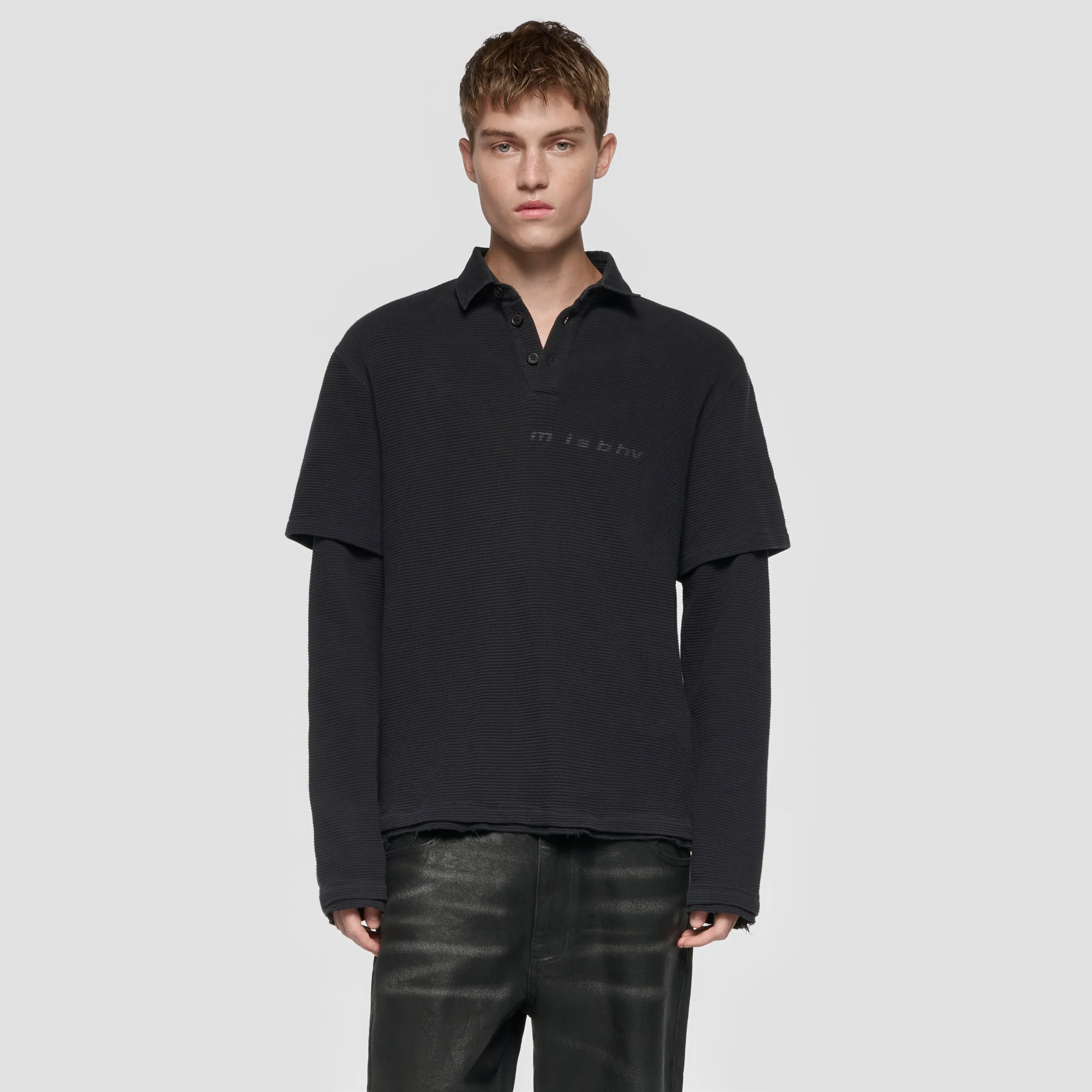 Layered Polo Longsleeve sold by MISBHV product image thumbnail 4
