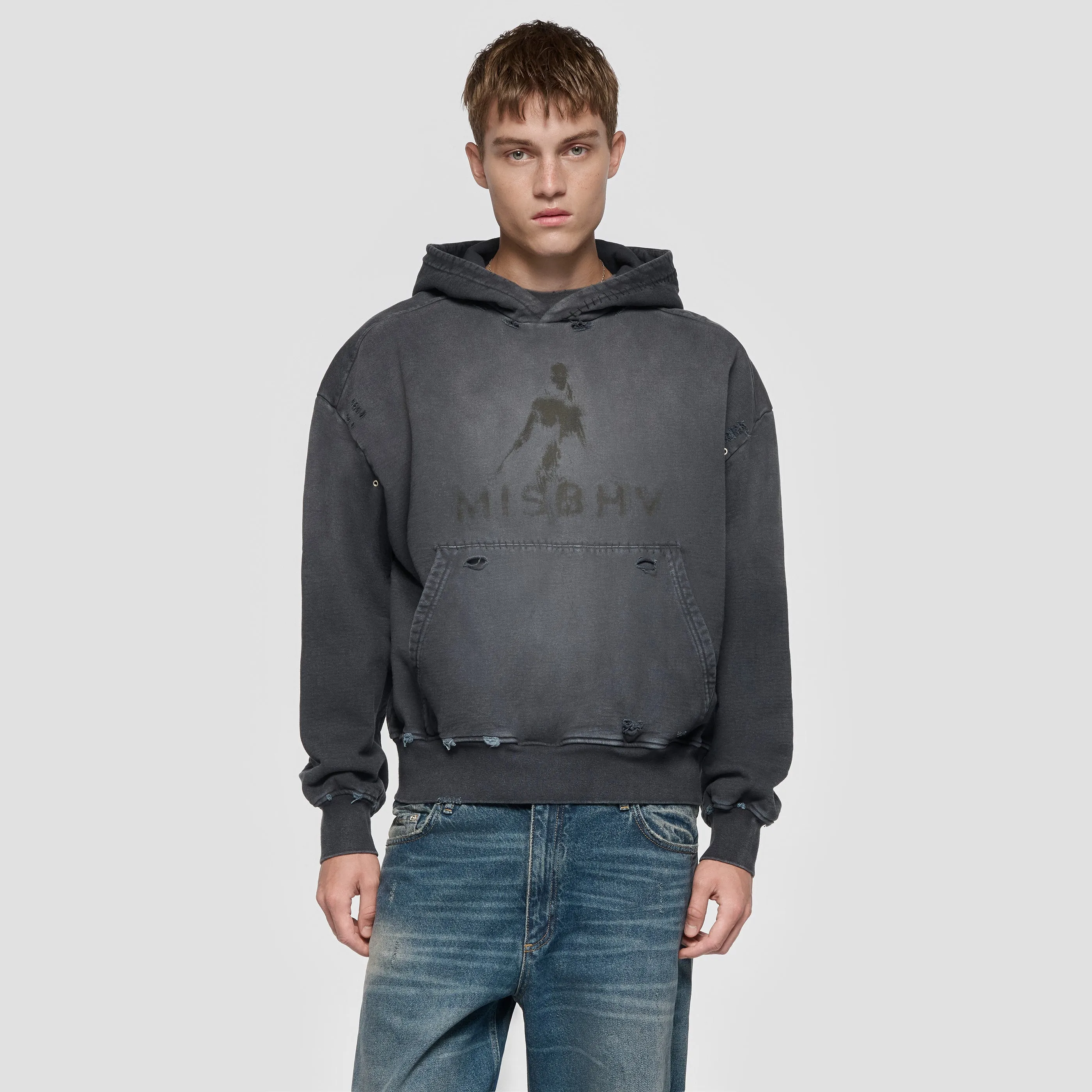 Vintage Washed Out Hoodie sold by MISBHV product image thumbnail 4