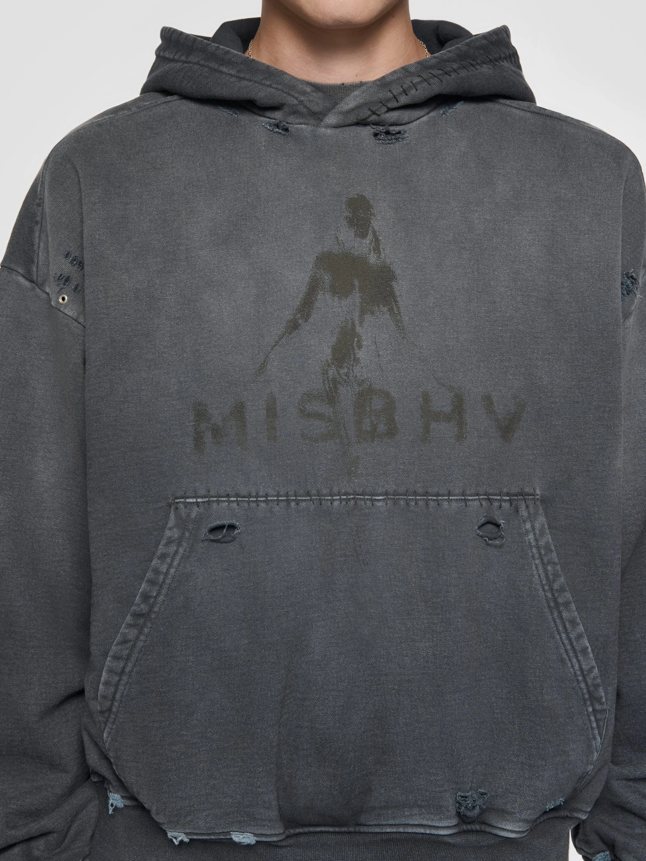 Vintage Washed Out Hoodie sold by MISBHV product image thumbnail 2