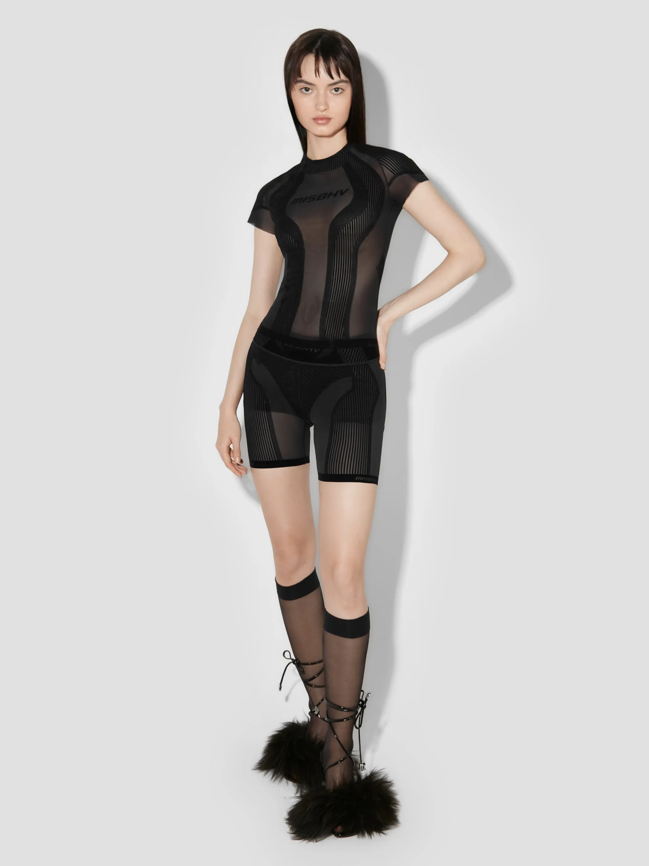 Flock Mesh Sport Shorts sold by MISBHV product image thumbnail 5