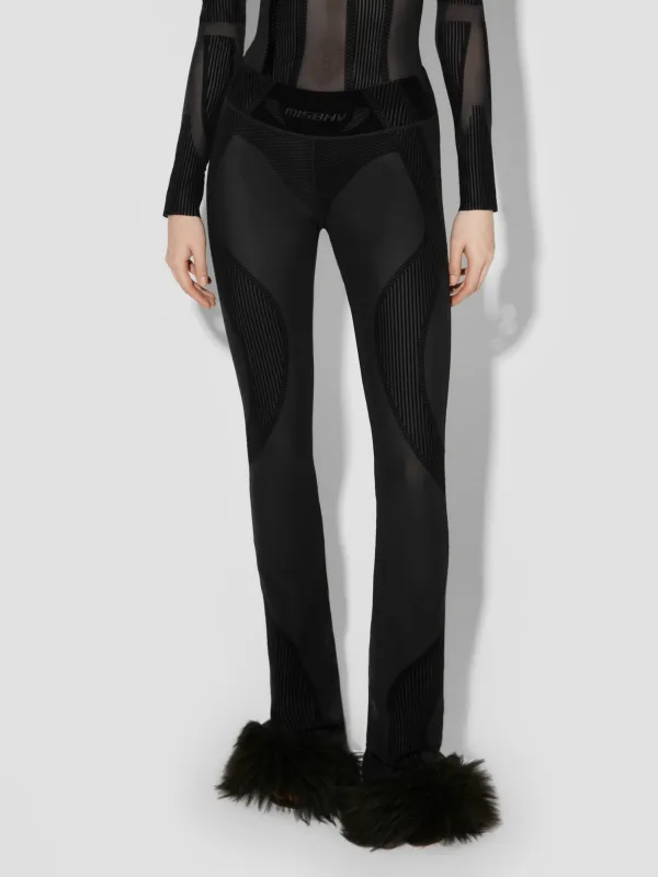 Flock Mesh Sport Flared Pants sold by MISBHV