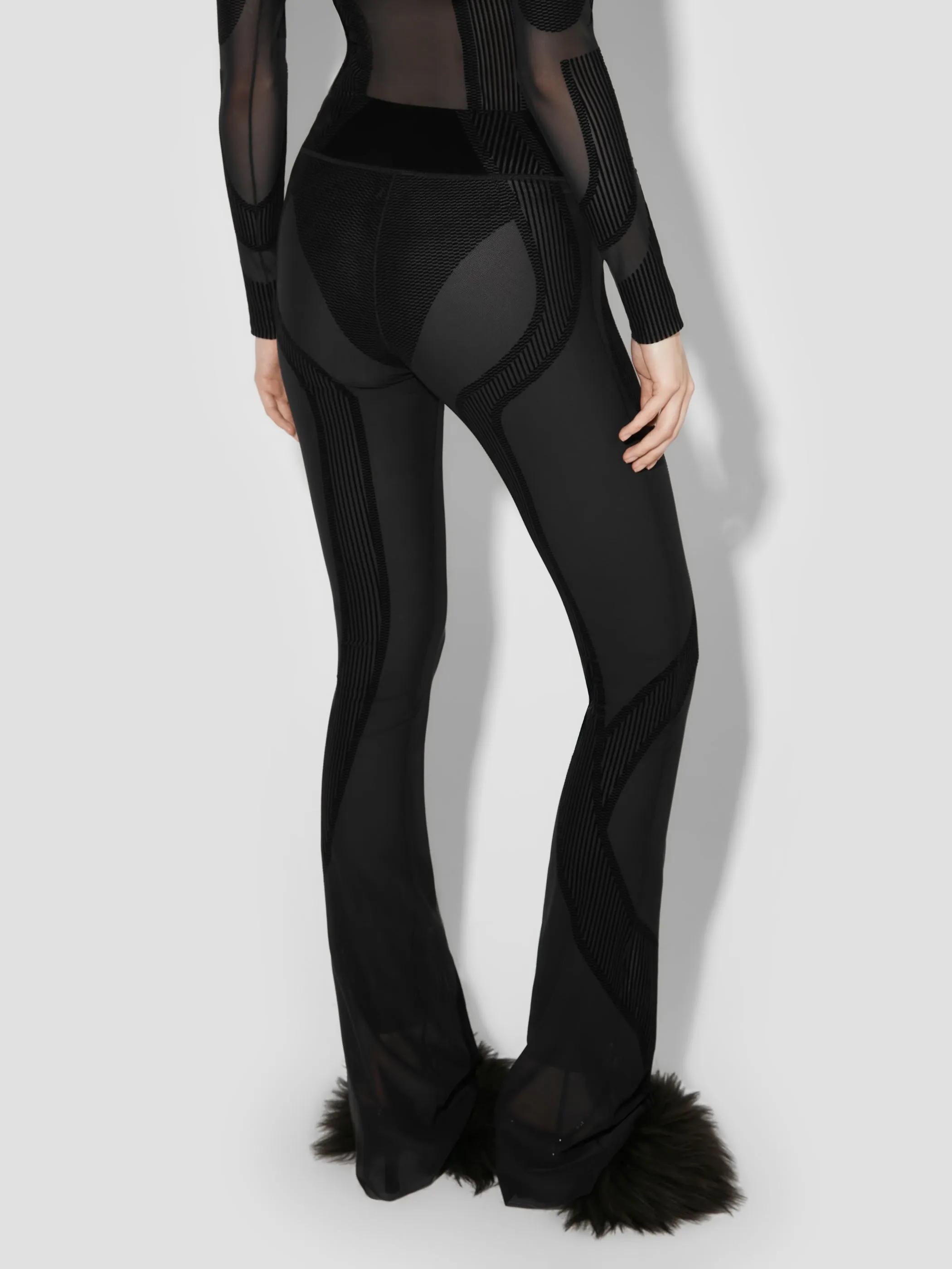 Flock Mesh Sport Flared Pants sold by MISBHV product image thumbnail 4