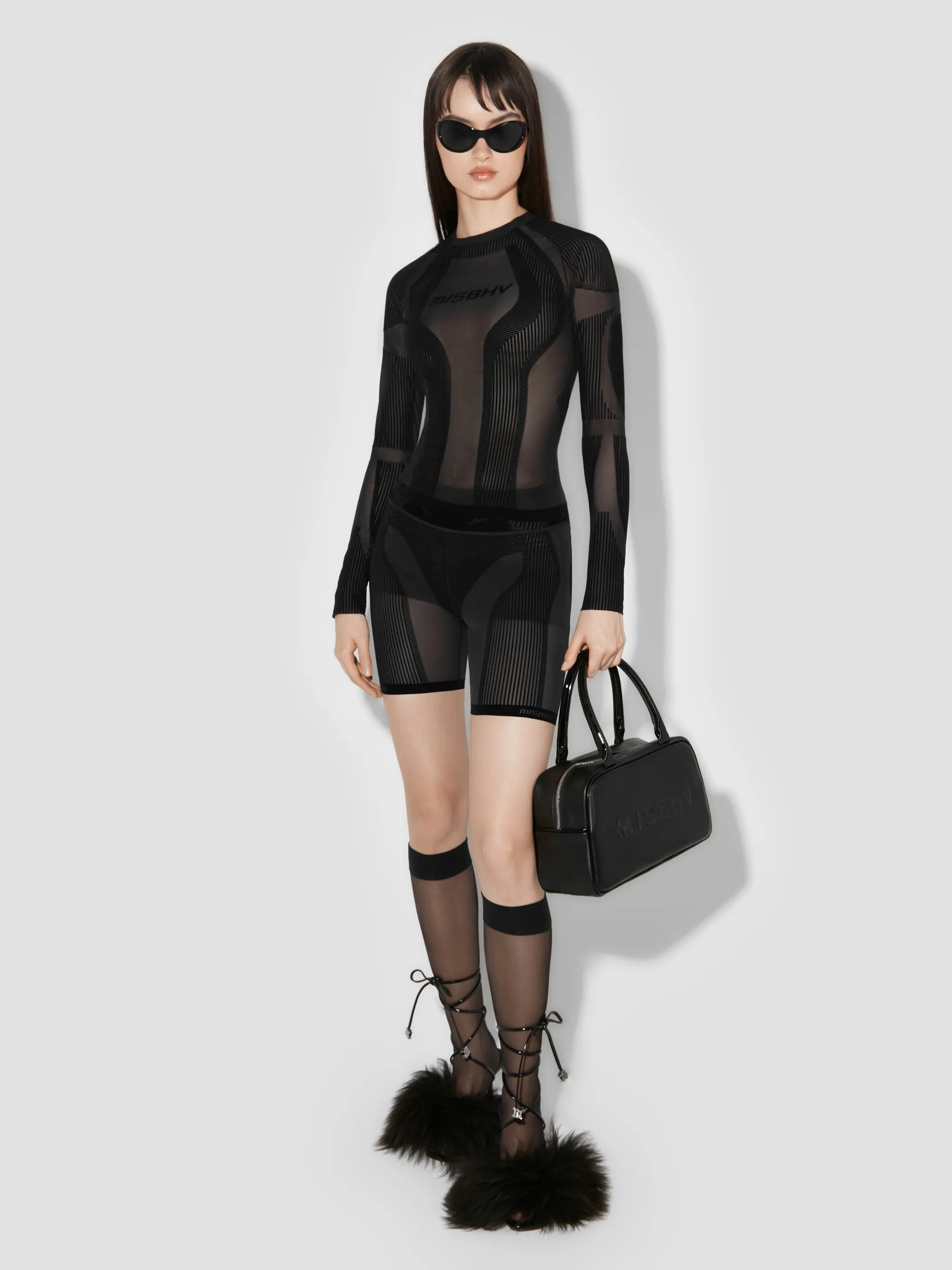 Flock Mesh Sport Longsleeve Top sold by MISBHV product image thumbnail 5