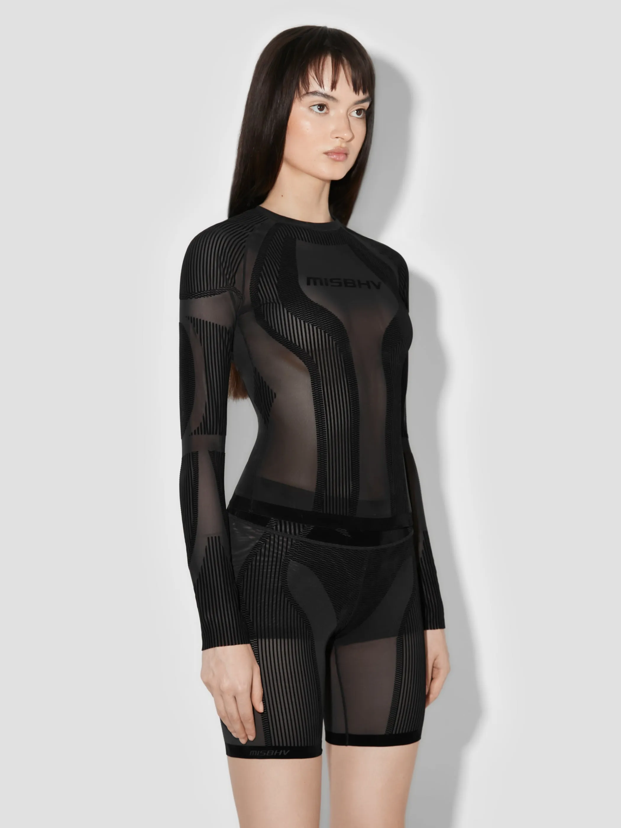 Flock Mesh Sport Longsleeve Top sold by MISBHV product image thumbnail 3