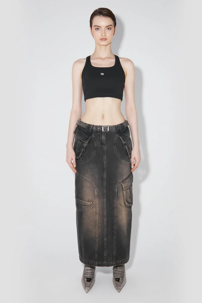 Denim Long Skirt sold by MISBHV product image thumbnail 2
