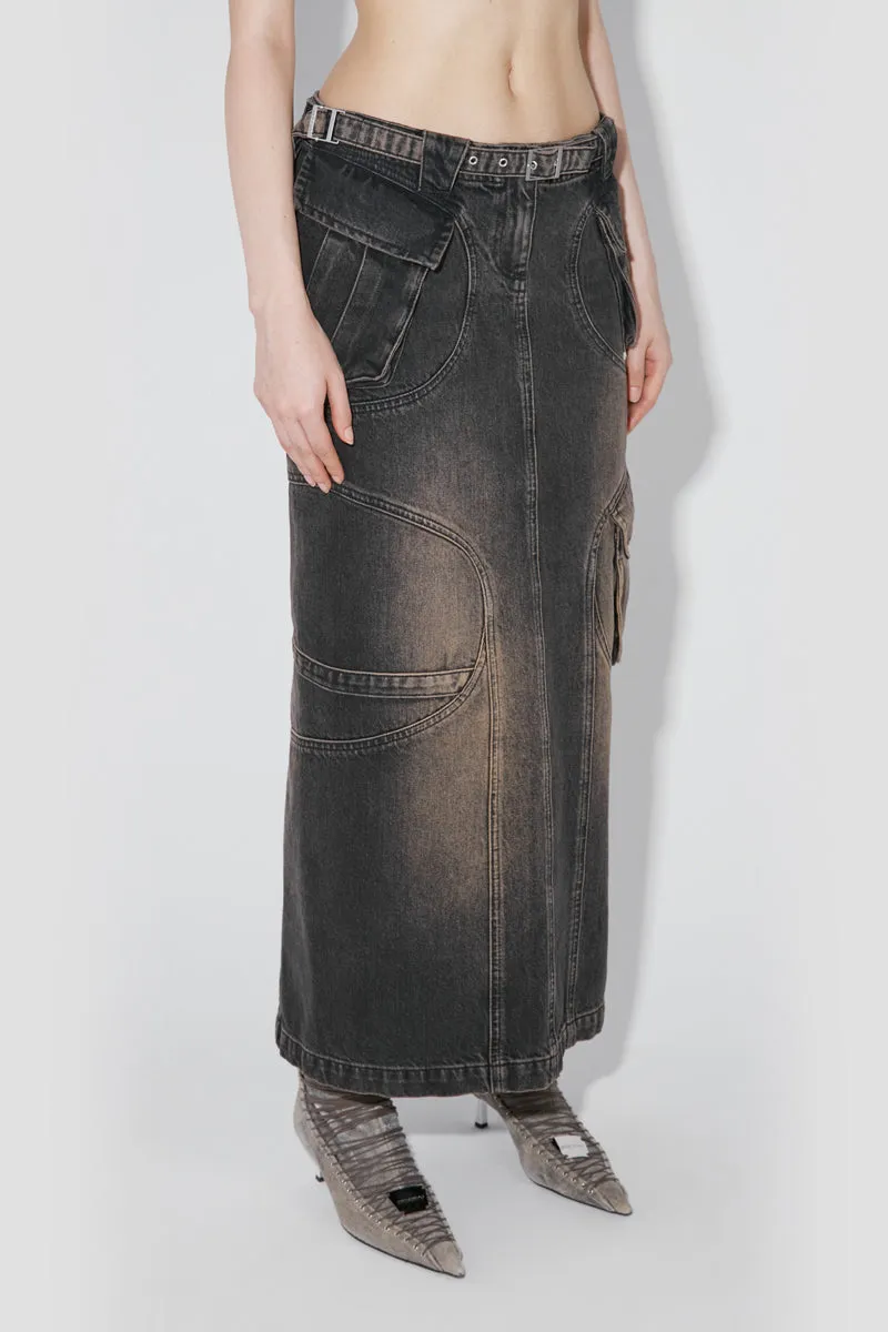 Denim Long Skirt sold by MISBHV product image thumbnail 3