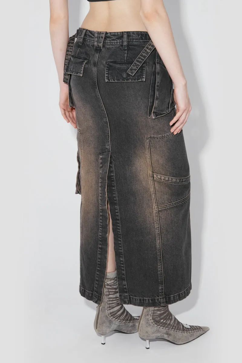 Denim Long Skirt sold by MISBHV product image thumbnail 4