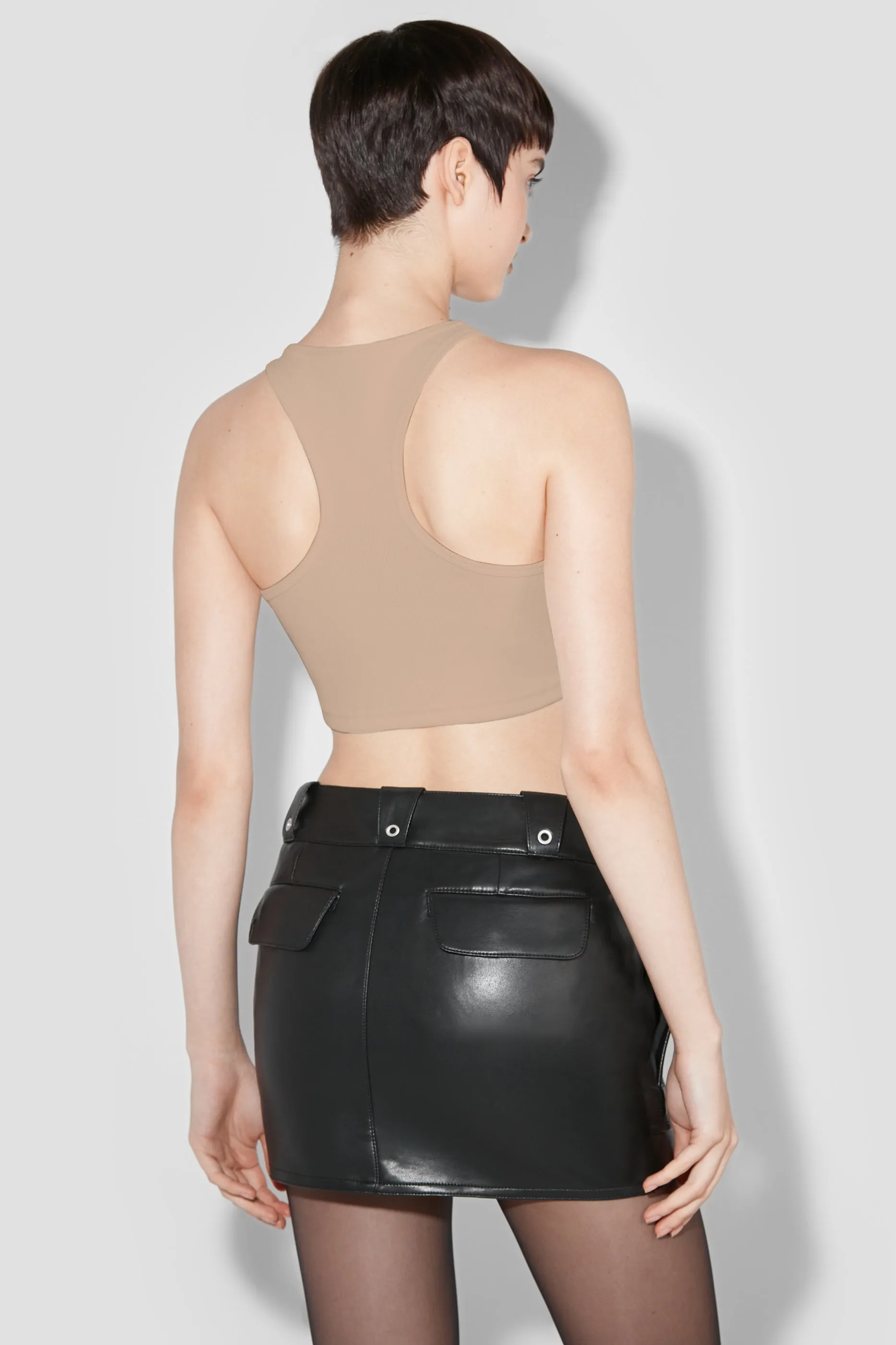 Cropped M Tank Top sold by MISBHV product image thumbnail 4