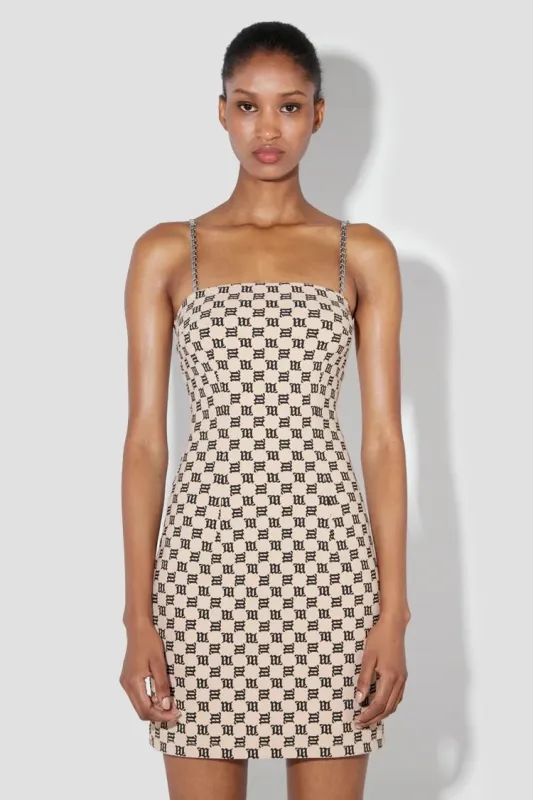Monogram Spaghetti Mini Dress sold by MISBHV