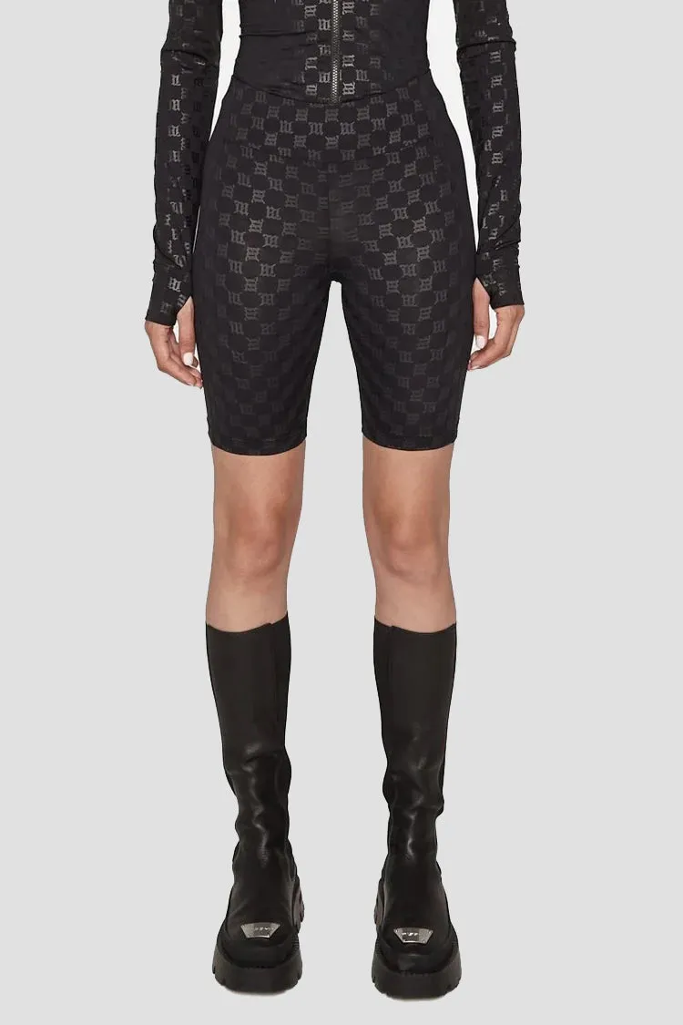 Monogram High Waisted Biker Shorts sold by MISBHV product image thumbnail 5