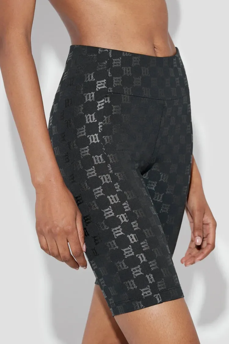 Monogram High Waisted Biker Shorts sold by MISBHV product image thumbnail 4