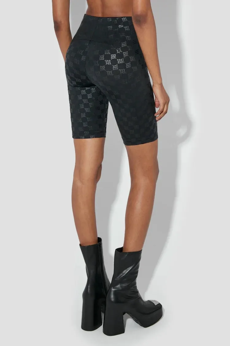 Monogram High Waisted Biker Shorts sold by MISBHV product image thumbnail 2