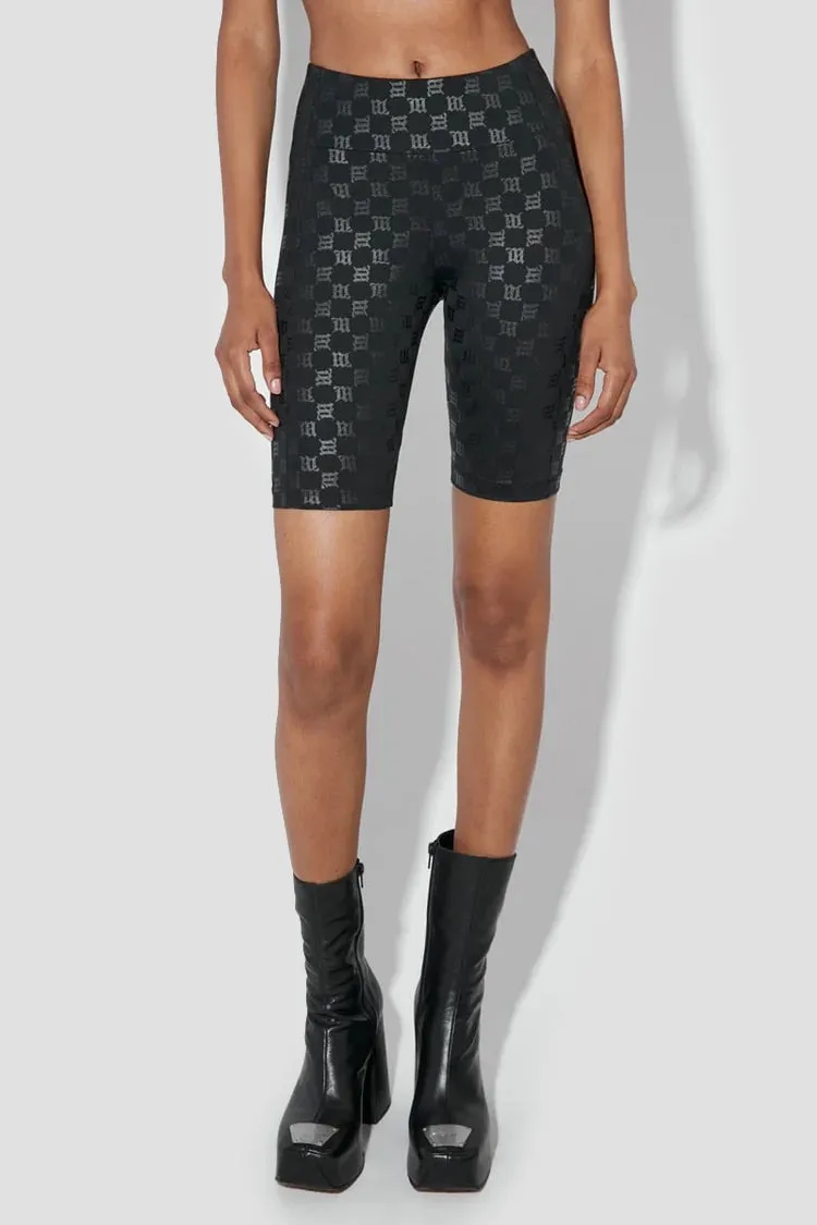 Monogram High Waisted Biker Shorts sold by MISBHV